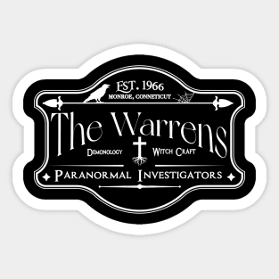 Conjuring - paranormal investigators Sticker